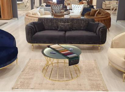 Luxus Sofagarnitur 311 Sitz Sofa Couch Set Wohnzimmer Garnitur 3tlg.